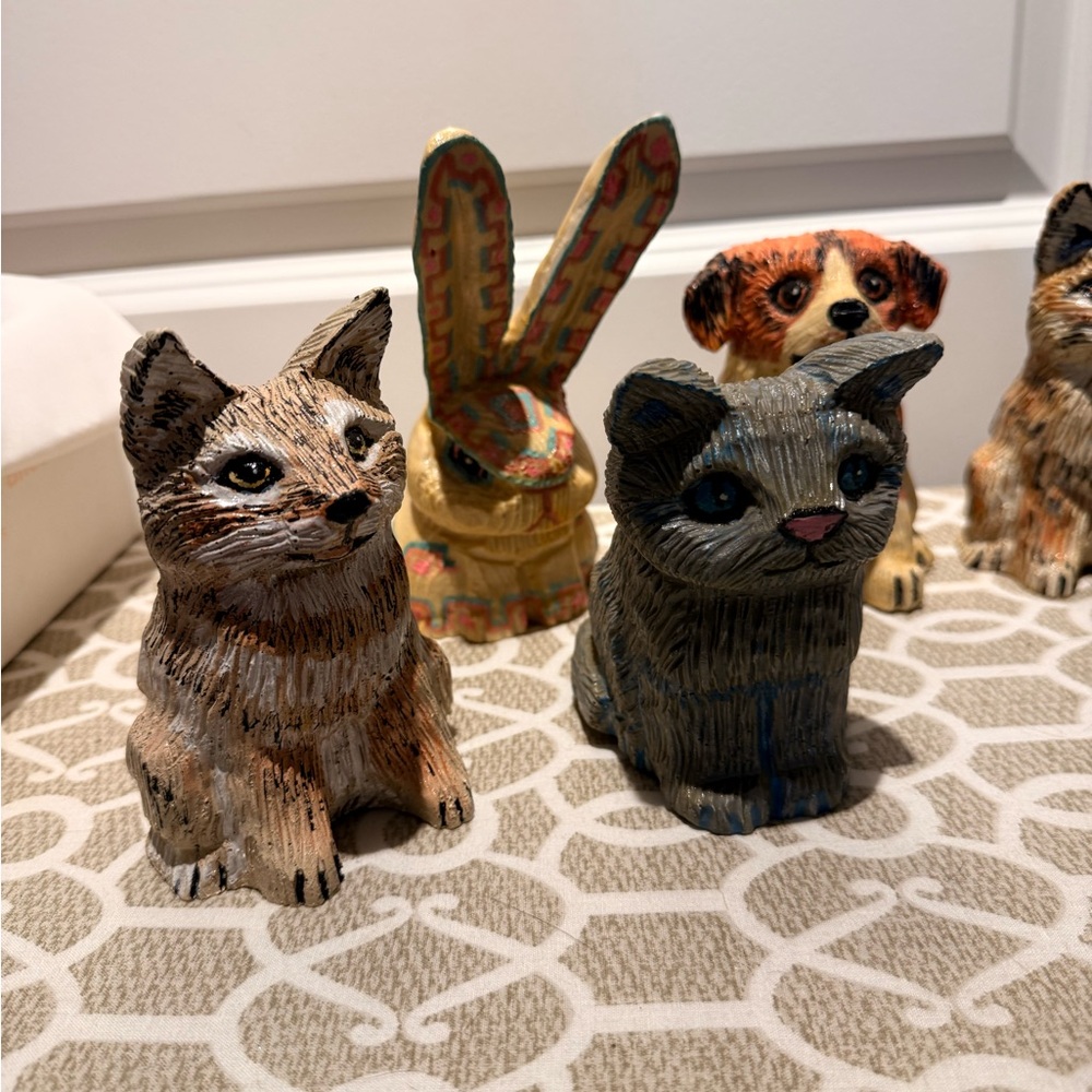 Paula Dimit Resin Animal Figurines Made In USA Collection